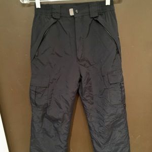 Youth Black snow/cargo pants